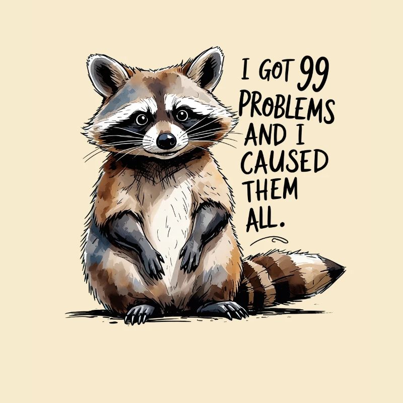 Naughty Raccoon – 99 Problems & It Was Me