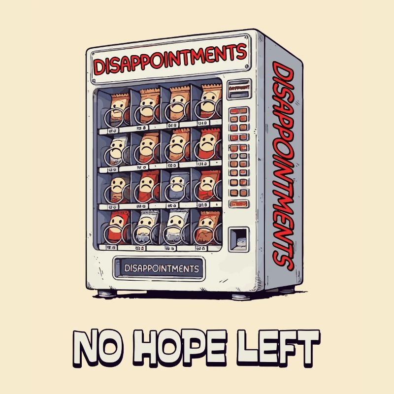 Plus d’espoir – Que des déceptions dans la machine