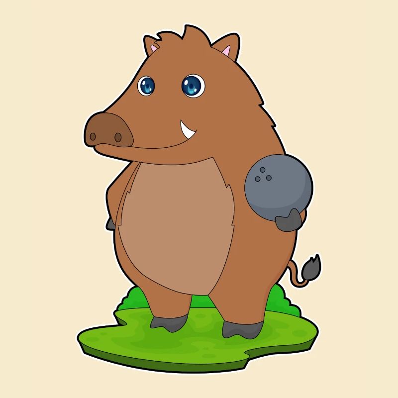 Boar Bowling Boule de bowling