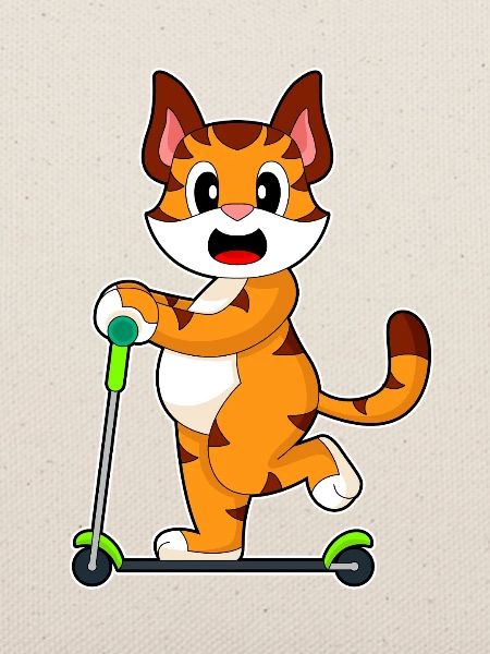 Tiger Tretroller