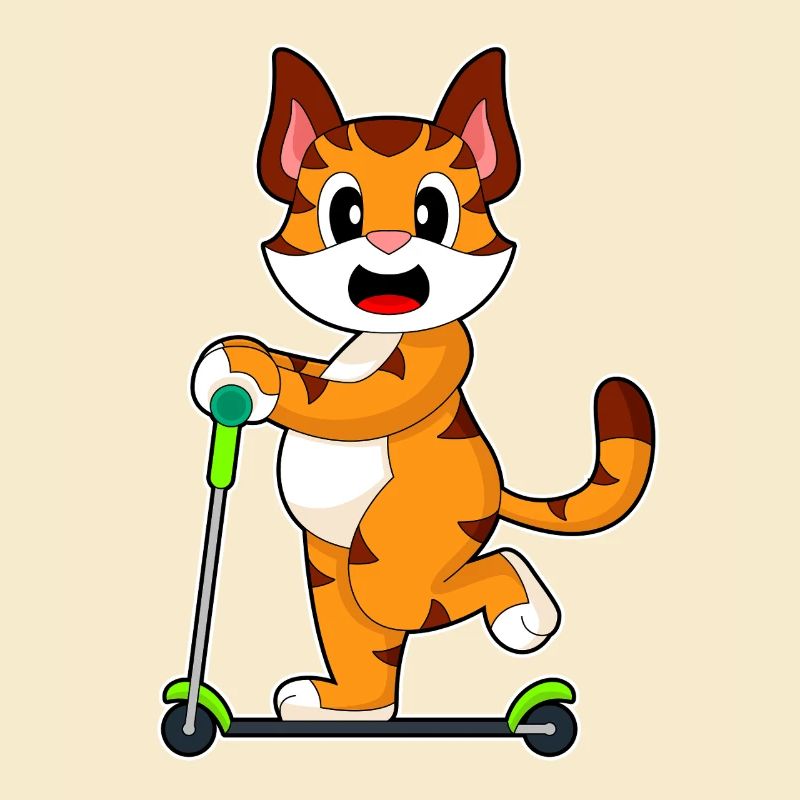 Tiger Tretroller
