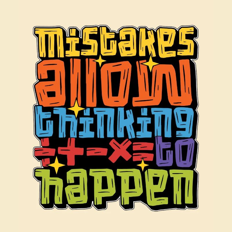 Mathematician Mistakes Allow Thinking Mathematics