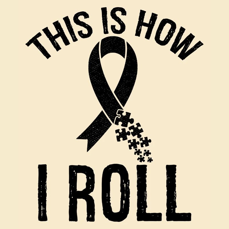 this is how I roll Autism Awareness Ribbon