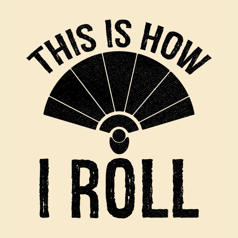 c’est comme ça que je roule l’éventail à main