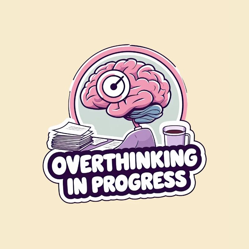 Overthinking in Progress – Funny Brain