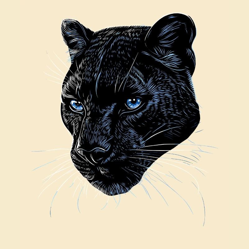 Panthère Léopard Grand Chat Mignon Gros Chat Panter