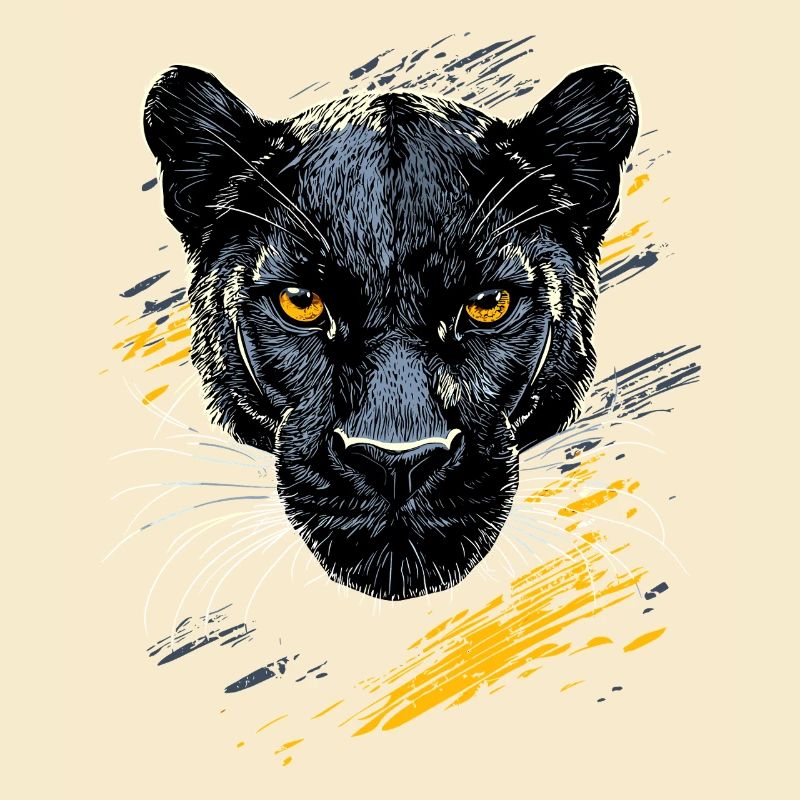 Panthère Léopard Grand Chat Mignon Gros Chat Panter