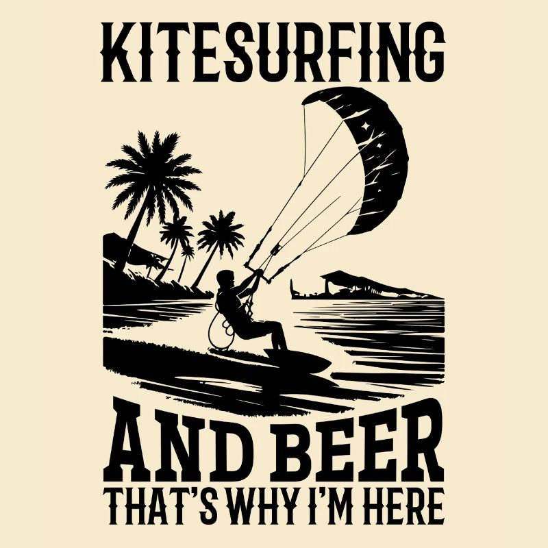 Kitesurf et bière, c’est pour ça que je suis là - Drôle