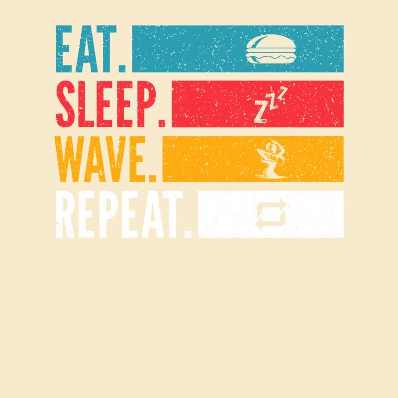 Manger dormir Wave Répéter la danse Design