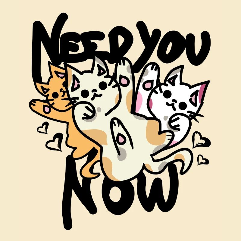 Katzen spruch mit herzen