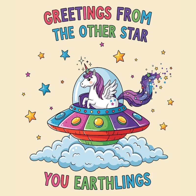 Licorne vue de l’espace