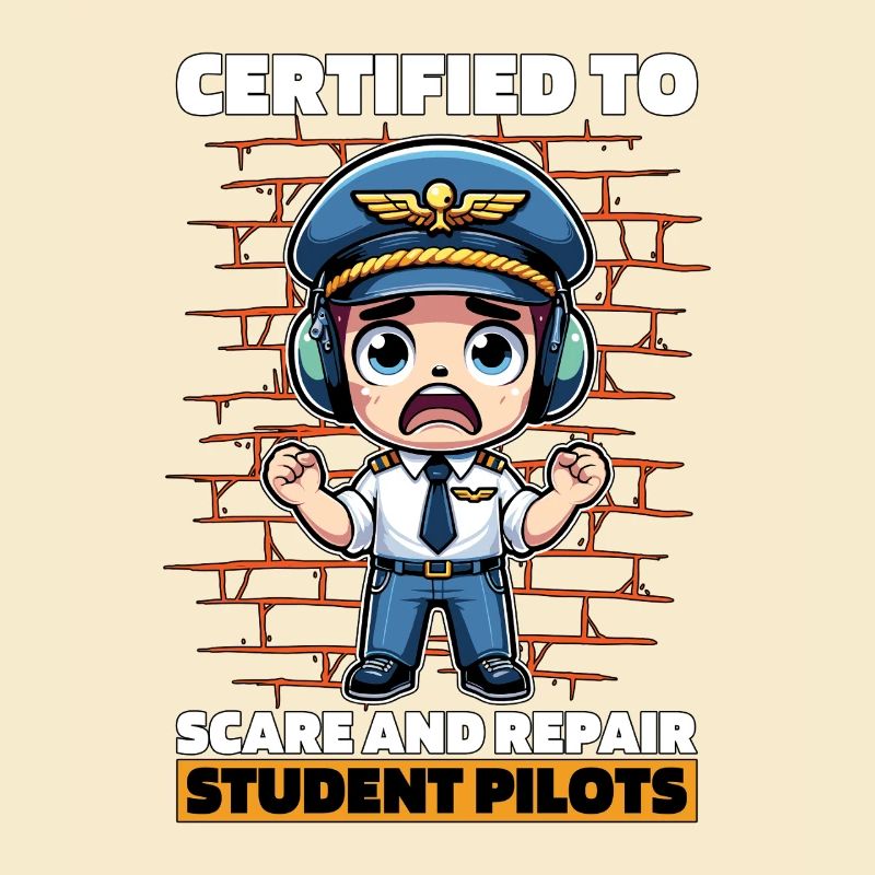 Flight Instructor Certified To Scare Pilot School