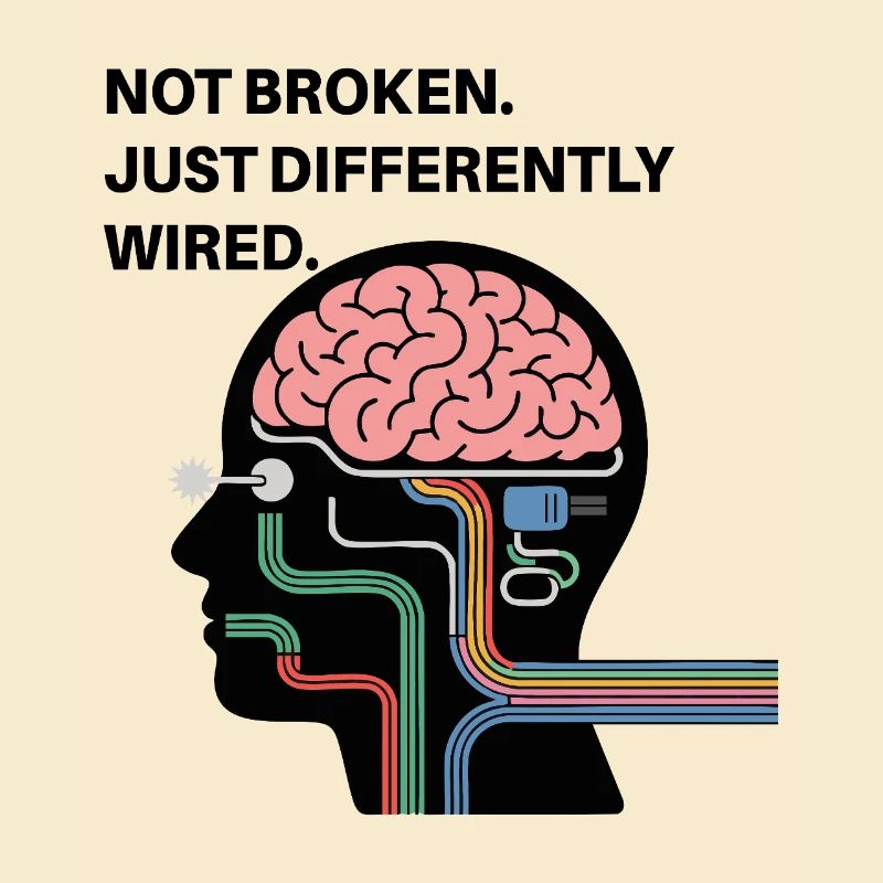 Not broken – just wired differently