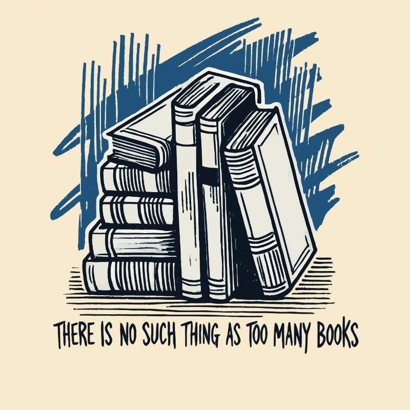 Retro book statement for book fan design