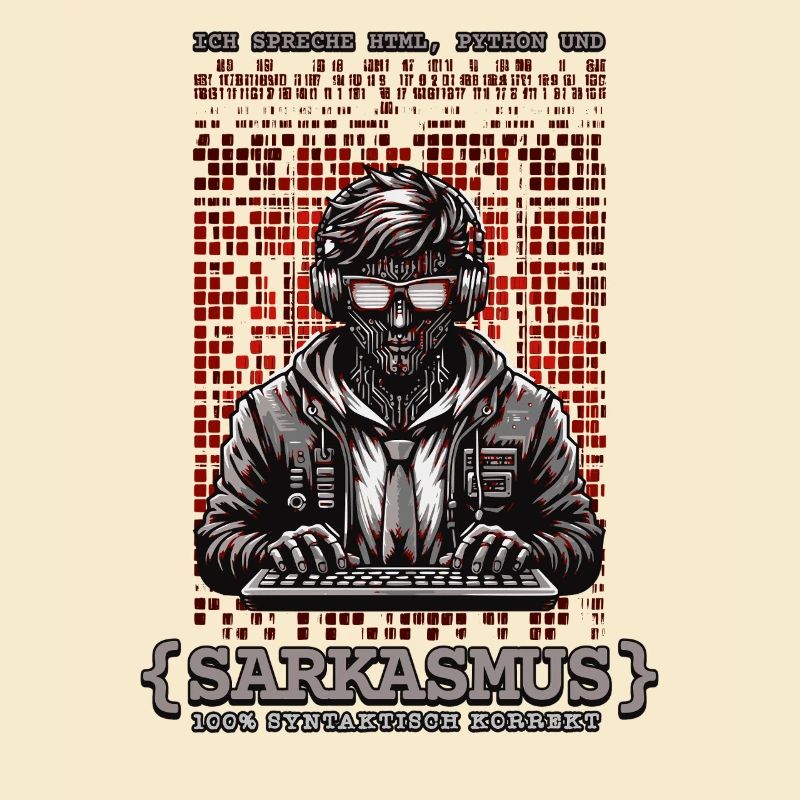 I speak HTML, Python and sarcasm