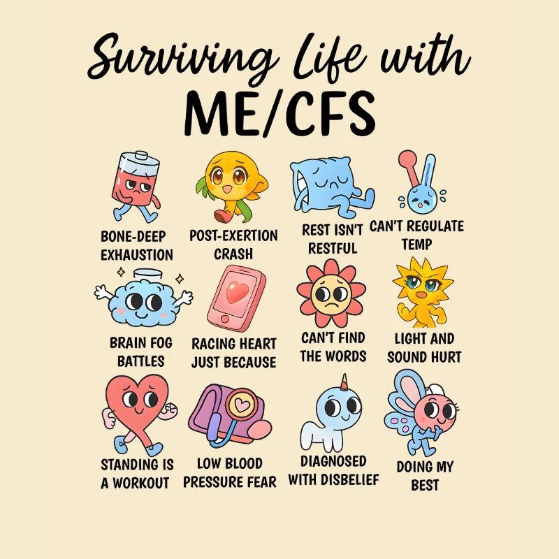 ME/CFS Alltag überleben – Symptom Comic