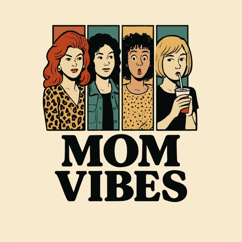 Mama Vibes – Style BD Rétro