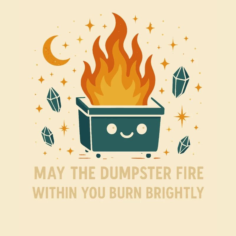 Dumpster Fire Funny
