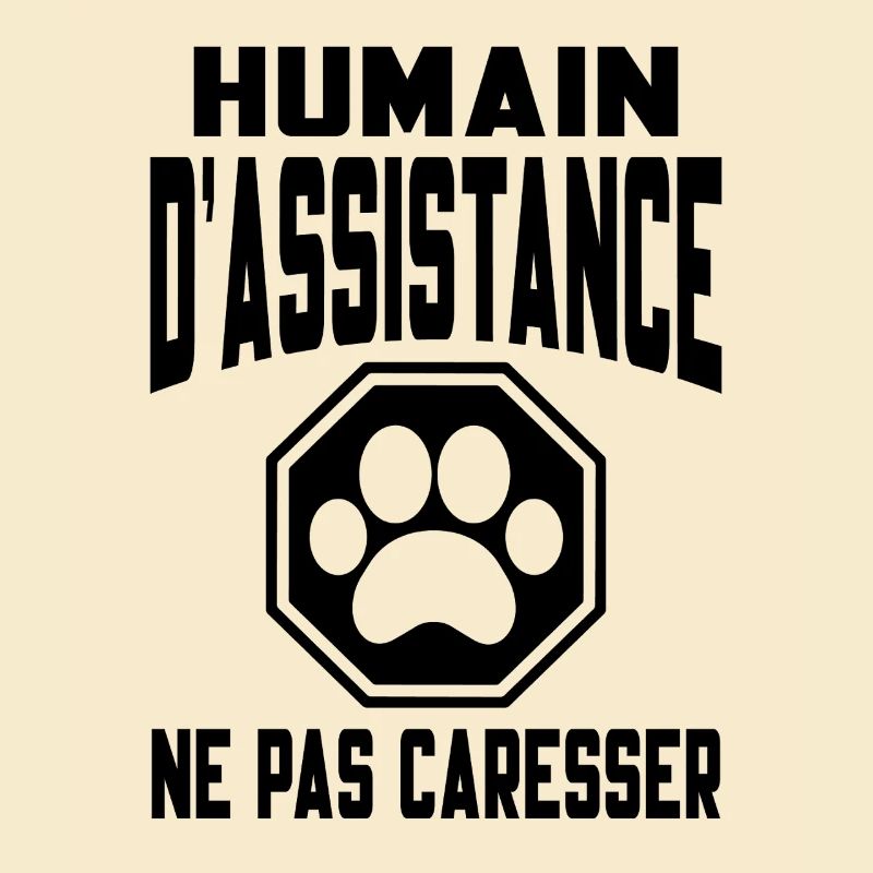 Humain d’assistance Ne pas caresser
