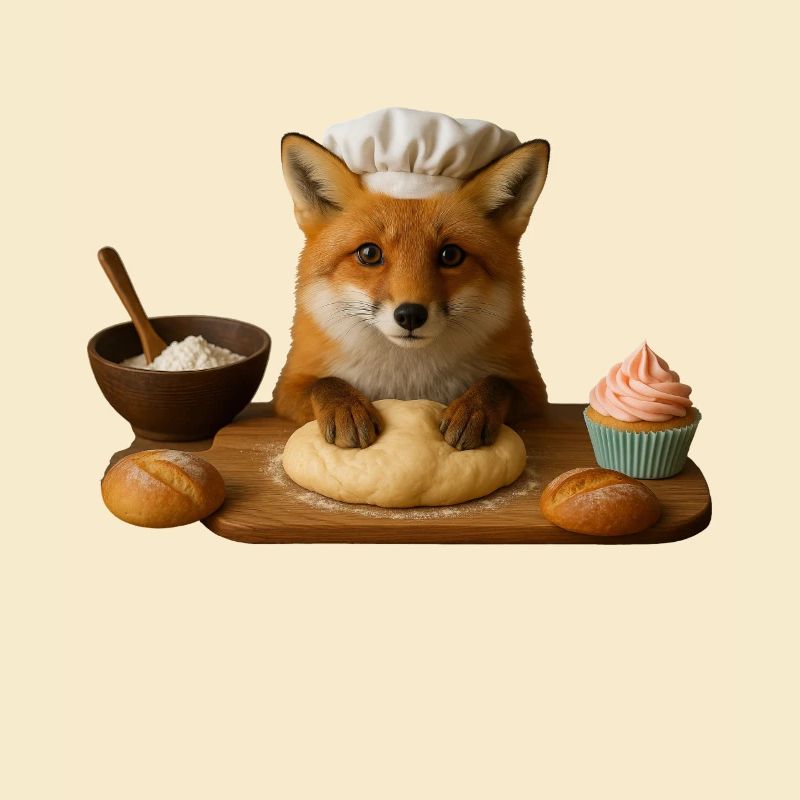 Fuchs Backen Kuchen Brot