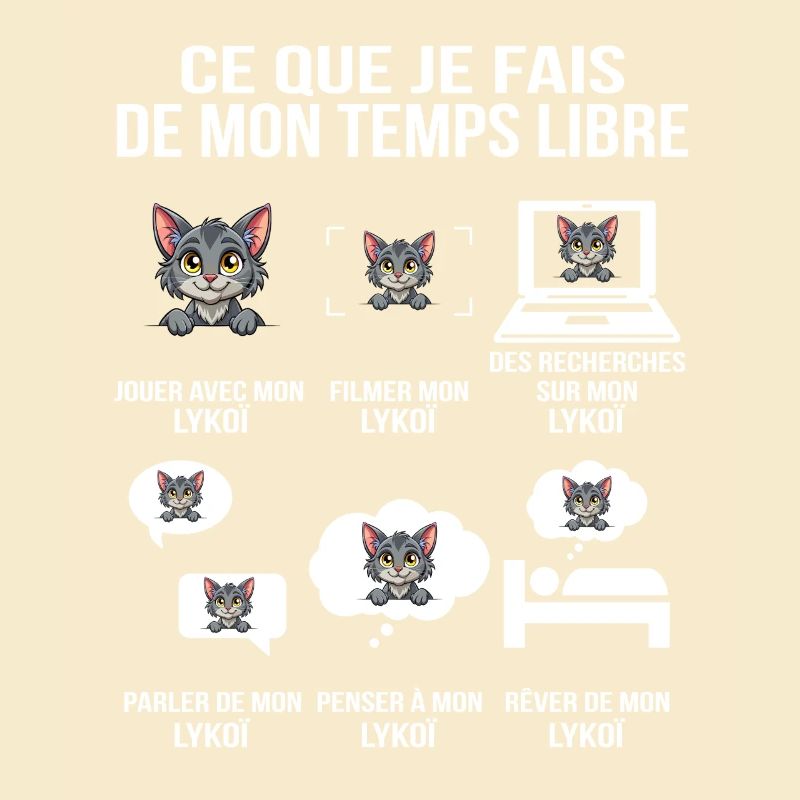 Ce que je fais de mon temps libre Lykoi