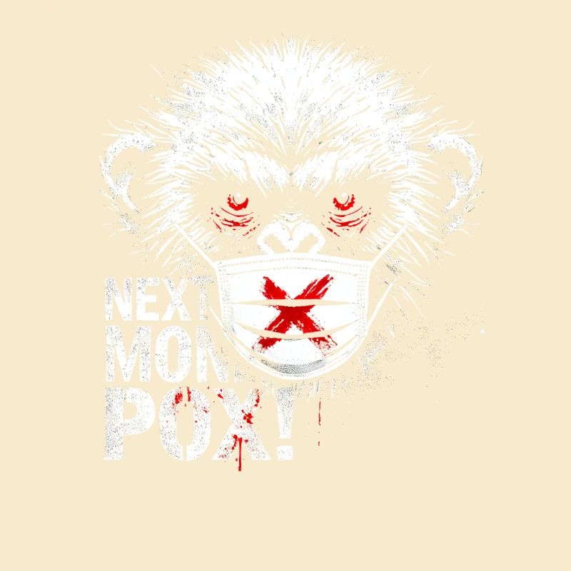 Protest Monkey Face Mask Artwork