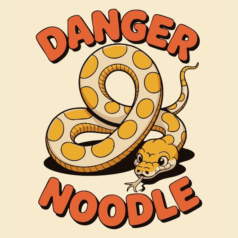 Danger Noodle – Funny Snake Design