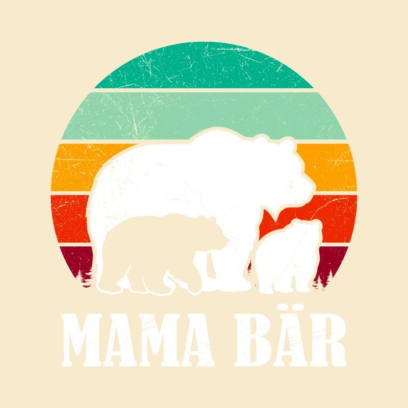 Werdende Mutter MAMA BÄR Bald Mama Lustig