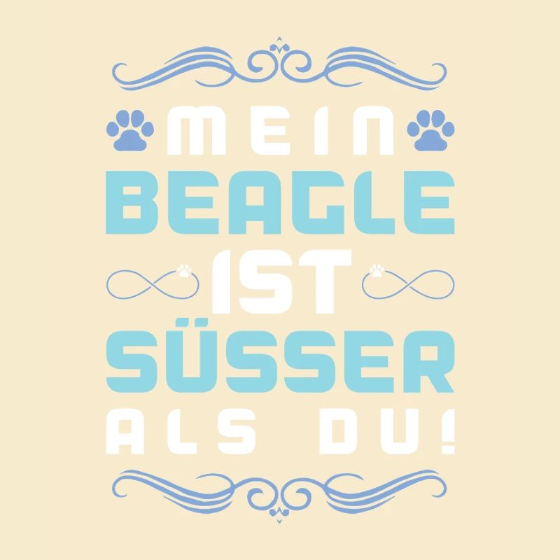 beagle hund spruch