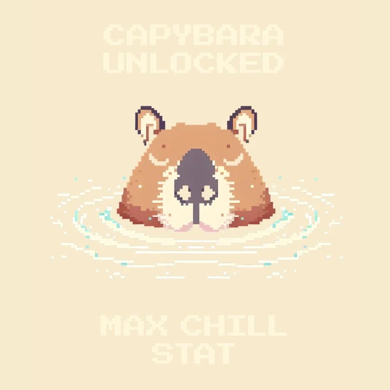 Capybara débloqué – Max Chill | Mème