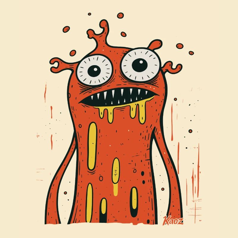 Cooles Monster Design