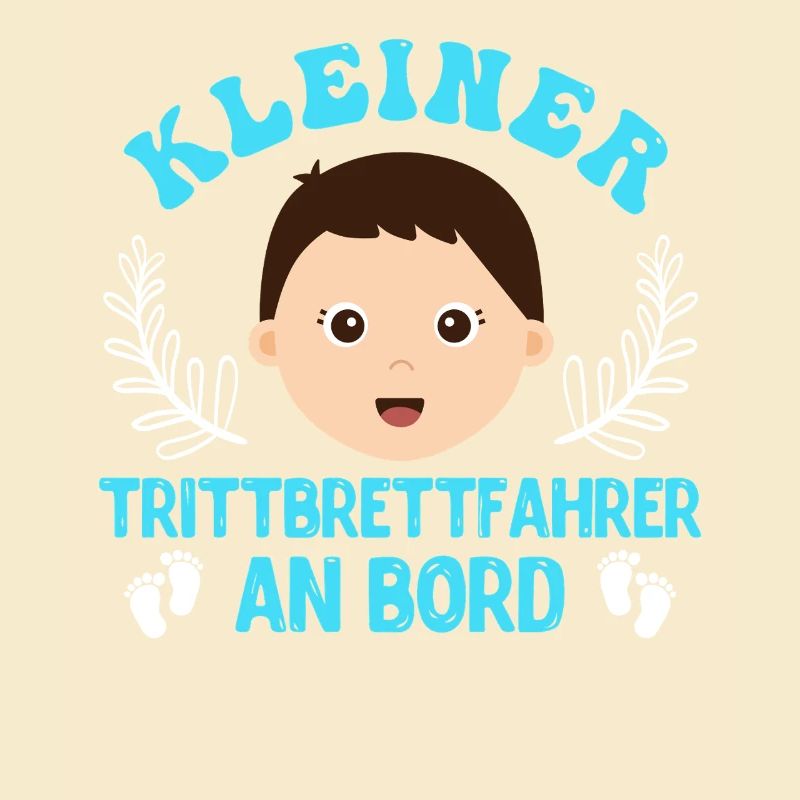 Werdende Mutter KLEINER TRITTBRETTFAHRER AN BORD