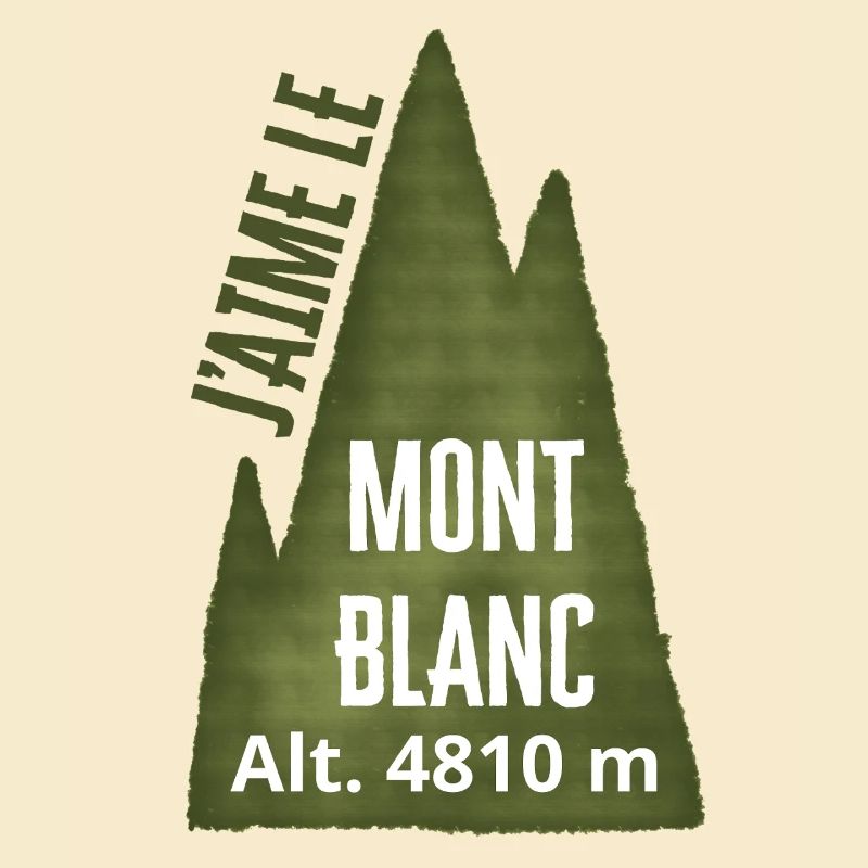 J'aime le MONT BLANC alt 4810 m