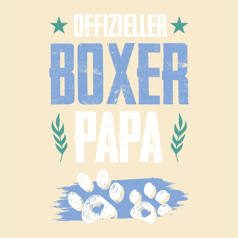 boxer hunde papa