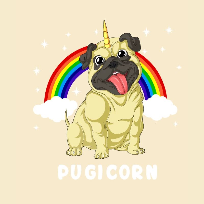 Mops Einhorn