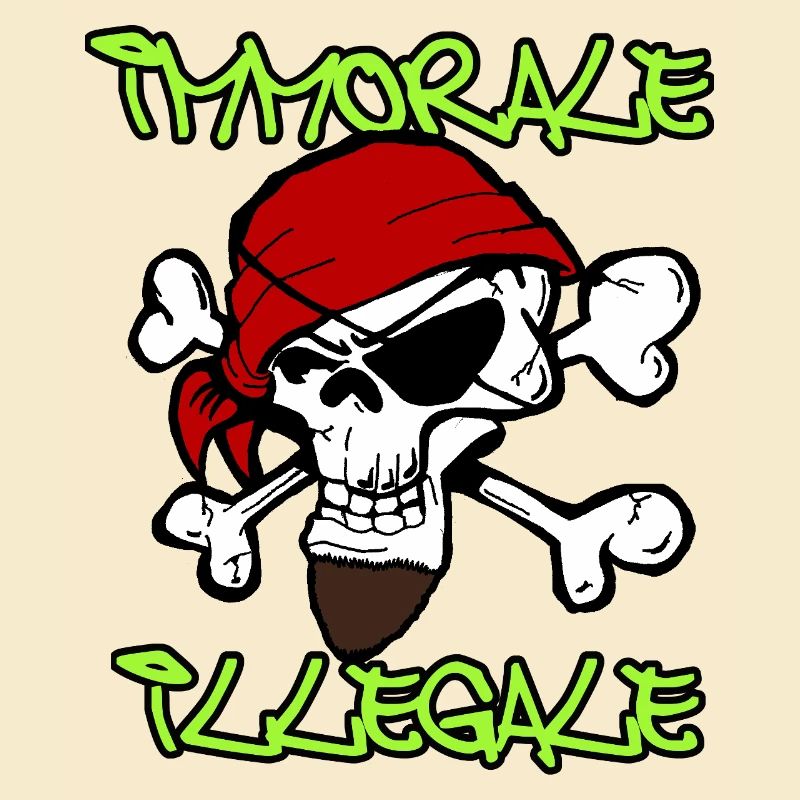 Skull Pirate TShirt Design