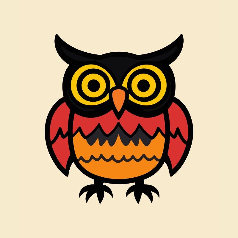 Owl Halloween Comic Funny