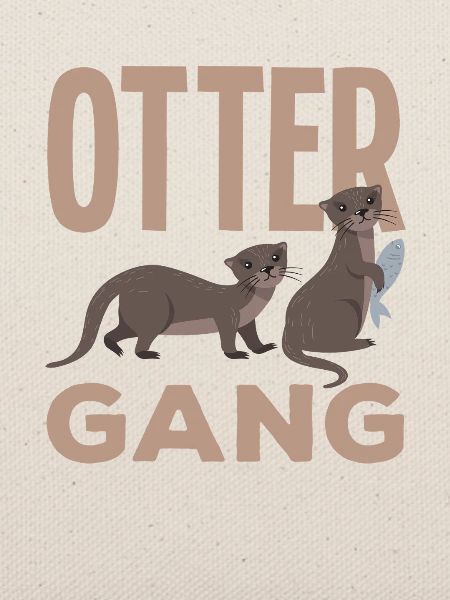 Seeotterbande Cartoon Otter