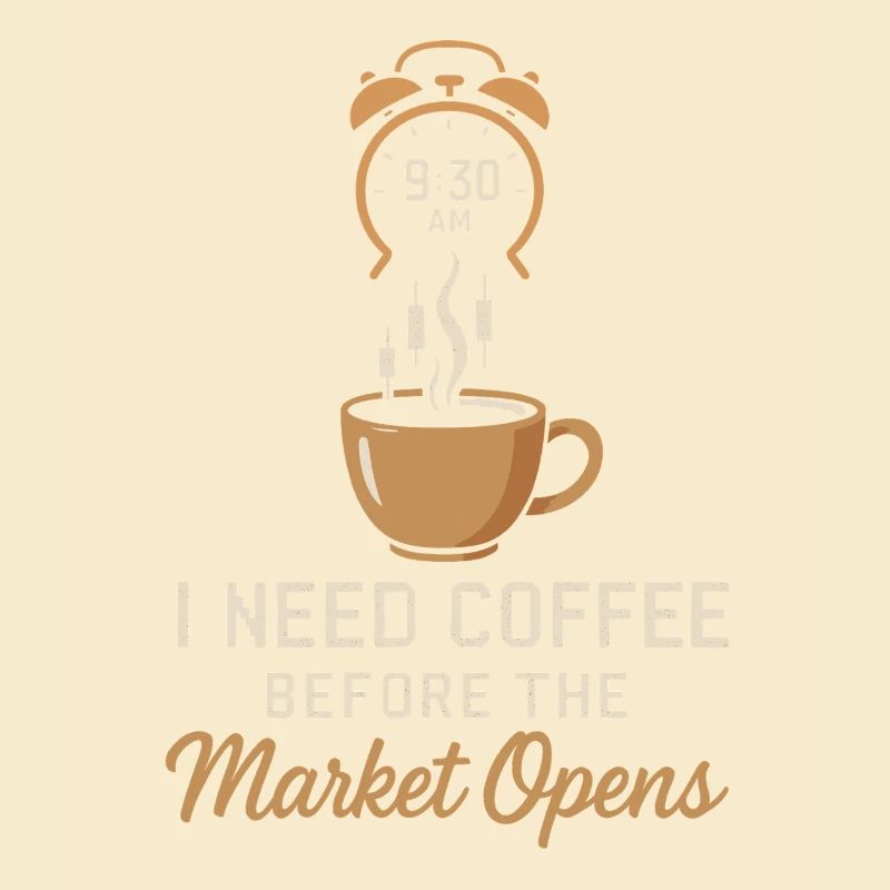 Ich brauche Kaffee, bevor der Markt öffnet