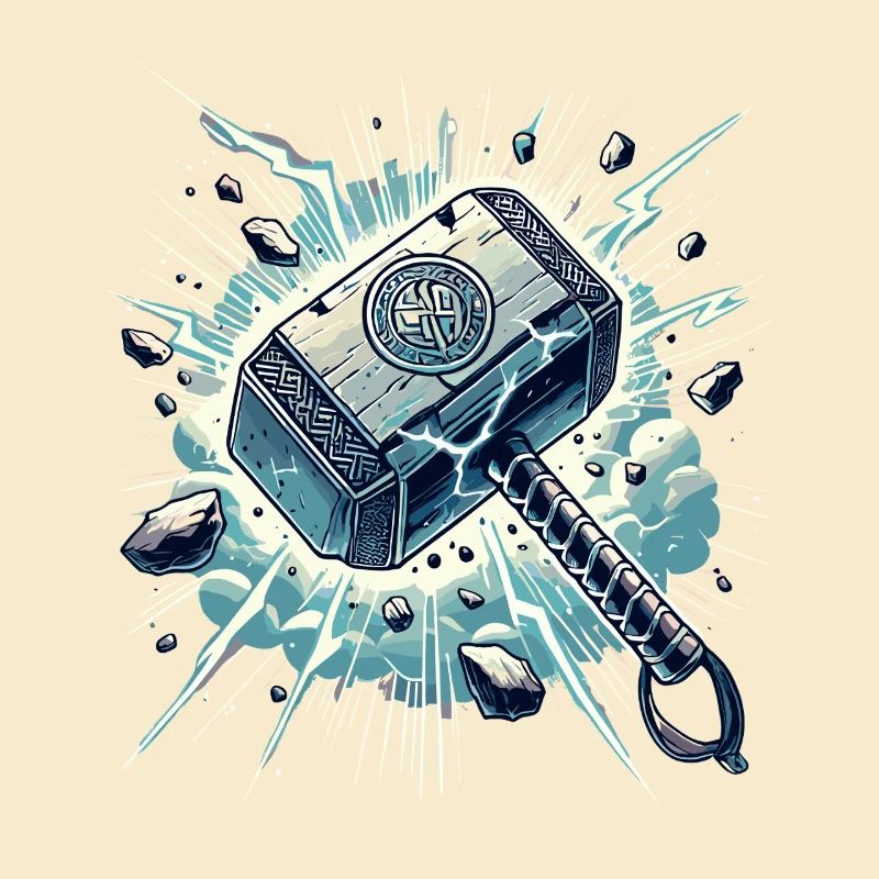 Mjolnir Power Strike Illustration