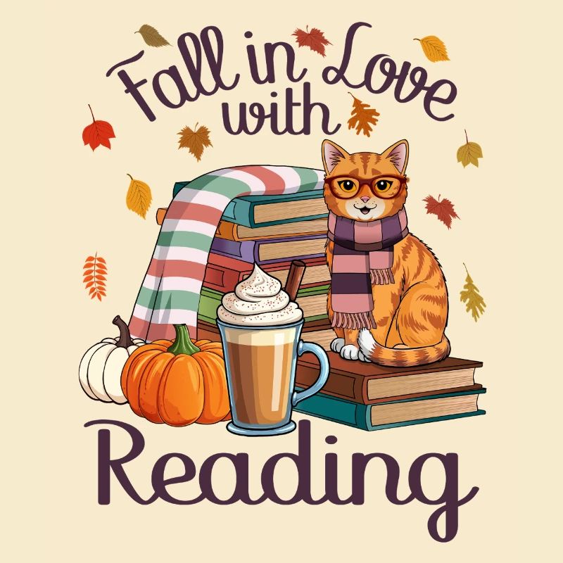 Herbst Katze Bücher 