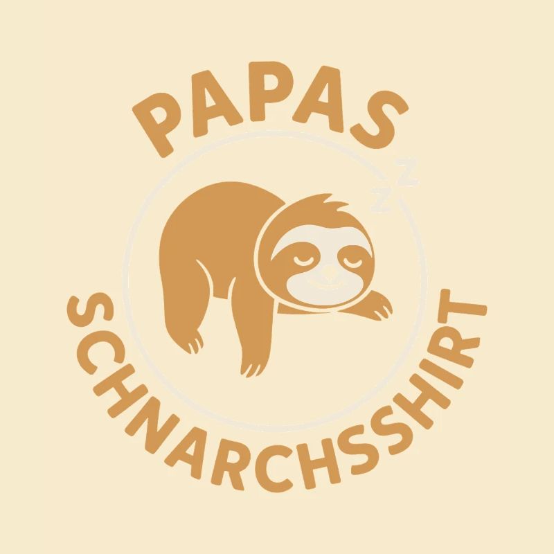 Vaterschaft PAPAS SCHNARCHSSHIRT LUSTIG