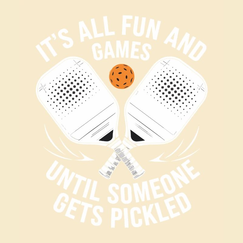 Pickleball Ausrüstung Lustiger Paddle Schläger