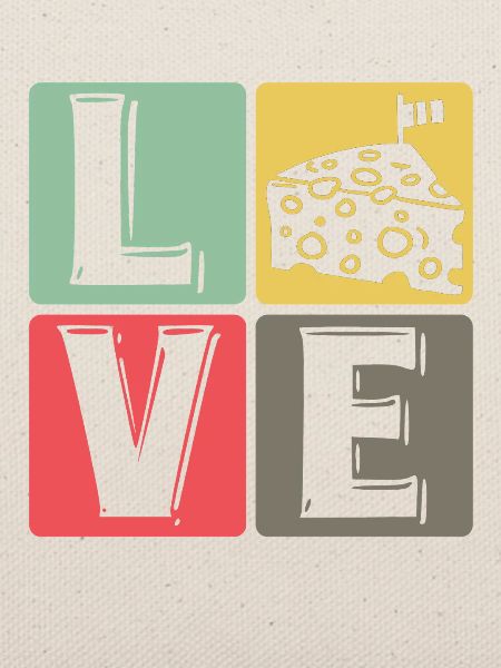CheeseLove Pop Art Square