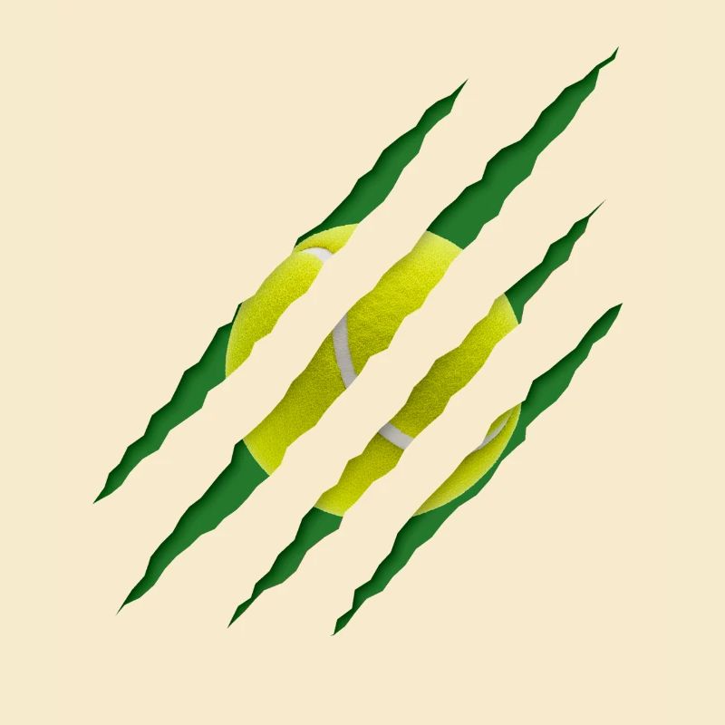 Balle de tennis Scratch Pattern