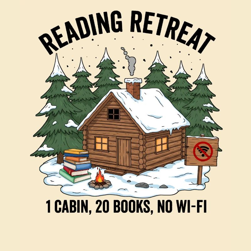 Winter Hut Reading Evening