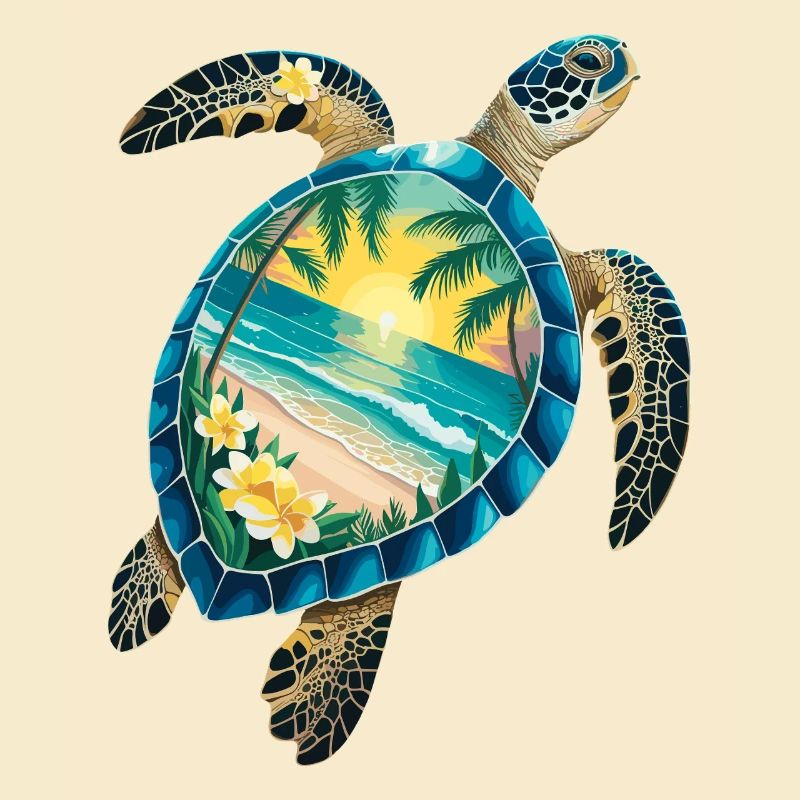 Turtle Waves Surf Turtle Surfer Turtles