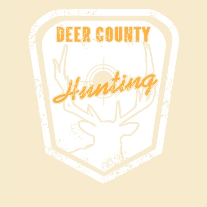 Deer County chasse rustique crâne cible Style