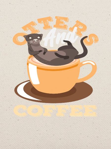 Kaffee Seeotter Cartoon