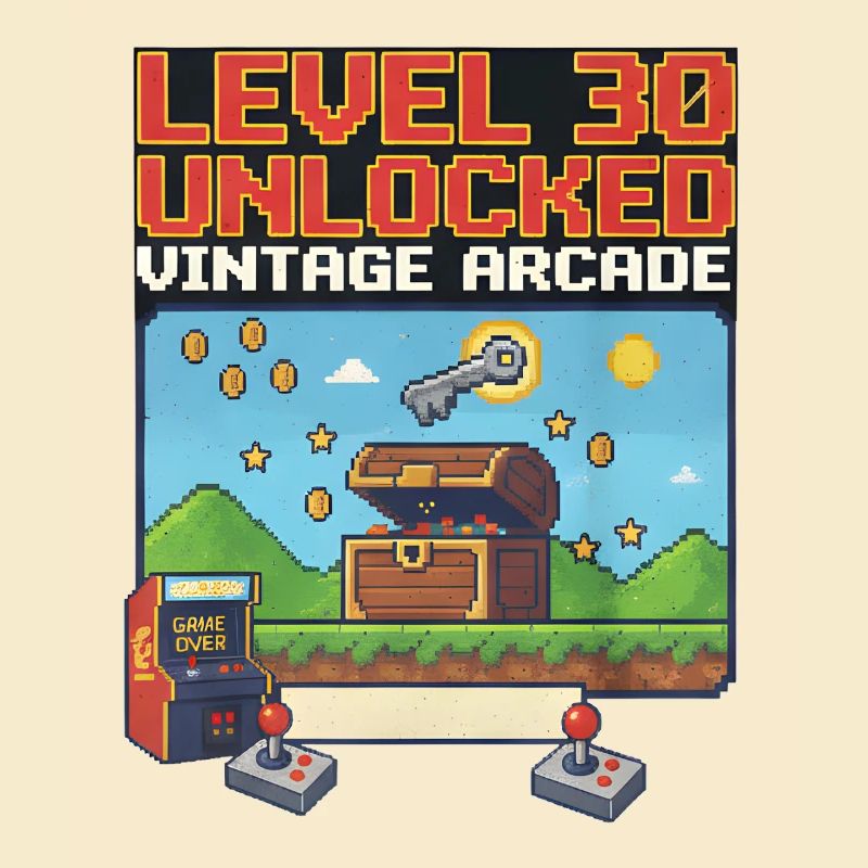 Level 30 Unlocked Vintage Arcade